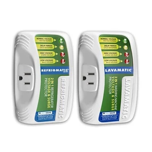 Two Electronic Voltage & Surge Protector, your Refrigerator and Washing Machine - Picture 1 of 7