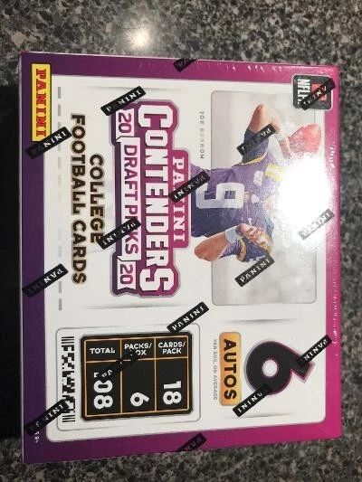 2020 PANINI CONTENDERS DRAFT PICKS FOOTBALL HOBBY BOX - Image 1 of 1
