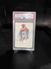 Garret Anderson PSA DNA Signed 2006 Allen And Ginters Auto Angels