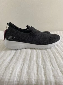 Skechers Womens Ultra Flex Black/White Walking Shoes Size 9 (2233980) - Picture 1 of 6