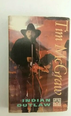 Tim McGraw Indian Outlaw Single Radio Mix Dance Mix Audio Cassette 1994 - Image 1 of 3
