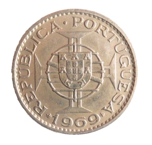 1969 ANGOLA 2.50 ESCUDOS - Exotic Colonial Coin - FREE SHIP - Angola Bin 999 - Picture 1 of 2