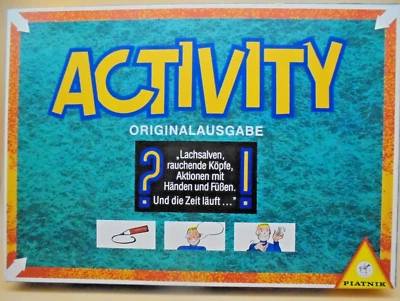 Activity Originalausgabe, Piatnik 1990, komplett, 7x Karten original verschweißt - Bild 1 von 4