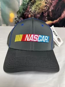 NASCAR Logo Racing Series ISC A - FLEX Gray Hat Cap Performance Official License - Picture 1 of 11