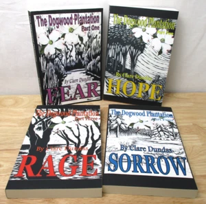 The Dogwood Plantation Parts 1 through 4, Clare Dundas, 4 Soft Cover Books - Foto 1 di 13