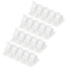 100Pcs Cable Management Clips, 17-20mm Dia Self Adhesive Nylon, Adjustable White