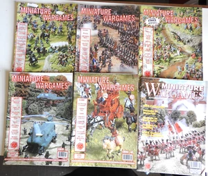 Miniature Wargaming Magazine 6 issues from 1996/ 97 nos 159 160 164 166 167 172 - Picture 1 of 1