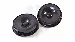 2x NEW 2 Door GOLF Genuine VW OEM FENDER Audio Speakers Woofer Driver REAR SET - Picture 1 of 1