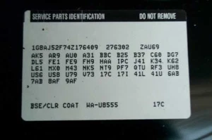 03 04 05 06 07 SATURN ION BRAKE MASTER CYL FROM VIN 3Z100144 294589 - Picture 1 of 5