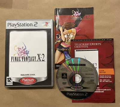 FINAL FANTASY X-2 - PS2 PLAYSTATION 2  PAL GIOCO FRANCESE COMPLETO CON MANUALI - Immagine 1 di 4