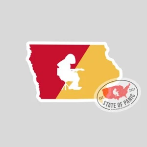 Adesivo WSP State of Panic (IA) Iowa - Foto 1 di 1