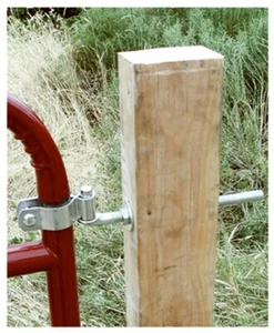 Speeco S16100900 2" Tubo Redondo Puerta Ganadería Bisagra Kit - Paquete de 1 - Imagen 1 de 3