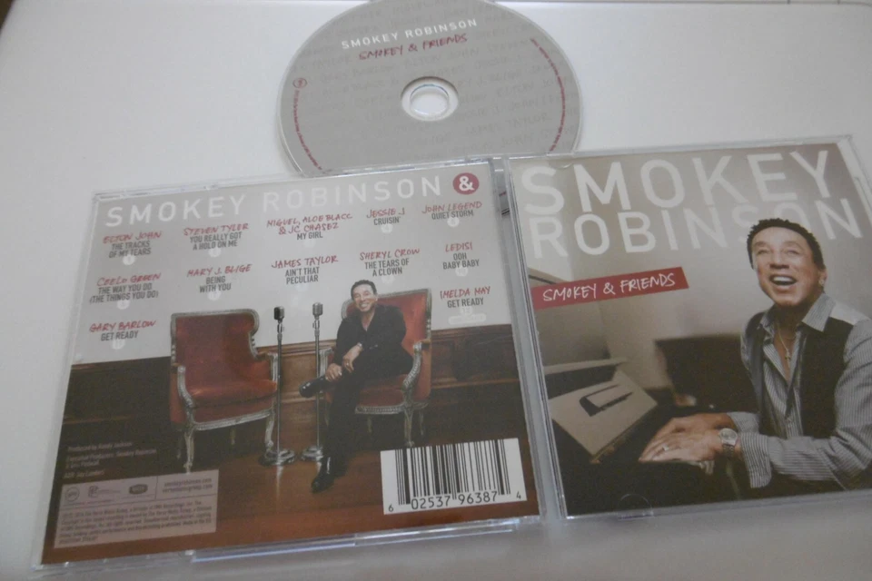 SMOKEY ROBINSON SMOKEY & FRIENDS CD Album Elton John James Taylor John Legend - Bild 1 von 1