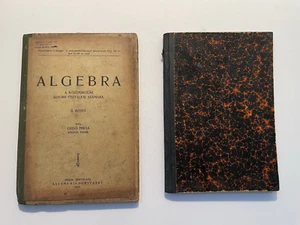 2 Algebra Texts Kozepiskolak alsobb osztalyai szamara Kotet 2, 3 1925-26 Hungary - Picture 1 of 18