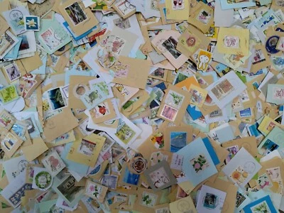 JAPAN 9 kg 36,000+ Commemorative Stamps used ON paper Recent collected kiloware - Image 1 of 4