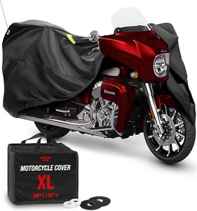Extra Large Motorcycle Cover Waterproof Outdoor, Harley Touring with Tour pak - Picture 1 of 3