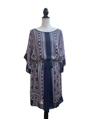 CB established 1962 Women Plus Bat Wing Belted Casual Dress 22 - Image 1 of 4