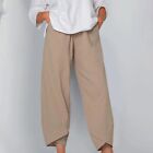 Fashionable Pants Trousers 1 Pc Cotton Blend L-4XL Loose Pants Plus Size Beach