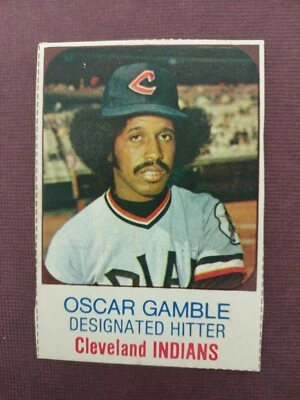 1975 HOSTESS SINGLES #147  Oscar Gamble  CLEVELAND INDIANS **FREE SHIPPING** - Image 1 of 2