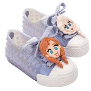 MINI MELISSA Disney Elsa/Anna Frozen Lace up Shoes EU25/26 US 9. Girls NEW w BOX - Picture 1 of 13