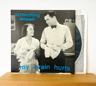 Screeching Weasel / My Brain Hurts 12" Vinyl 1991 Lookout! Records LOOKOUT 50 LP - Image 1 of 4
