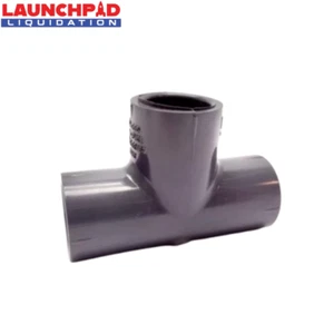 Lance Standard Tee 1/2 in Presa Schedule 80 PVC Set di 2 801-005 - Foto 1 di 6