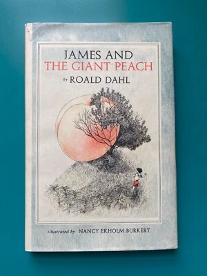 James and the Giant Peach - Roald Dahl - 1st Edition RARE BLUE CLOTH BOARDS 1961 - Image 1 of 4