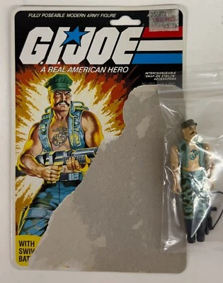 Gung-Ho V1 G.I. Joe 1983 Hasbro Vintage Action Figure Full Cardback Missing Pack Foto 1 de 2
