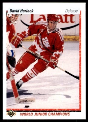 1990-91 Upper Deck David Harlock . #470 - Image 1 of 2