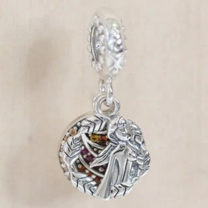 Nuovo Autentico Charm Pandora Disney Frozen Anna 798457001 con etichetta e sacchetto scamosciato - Foto 1 di 8