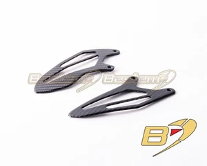 2022 Yamaha R7 Carbon Fiber Heel Guards Rearset Peg Mount Twill - Bild 1 von 4