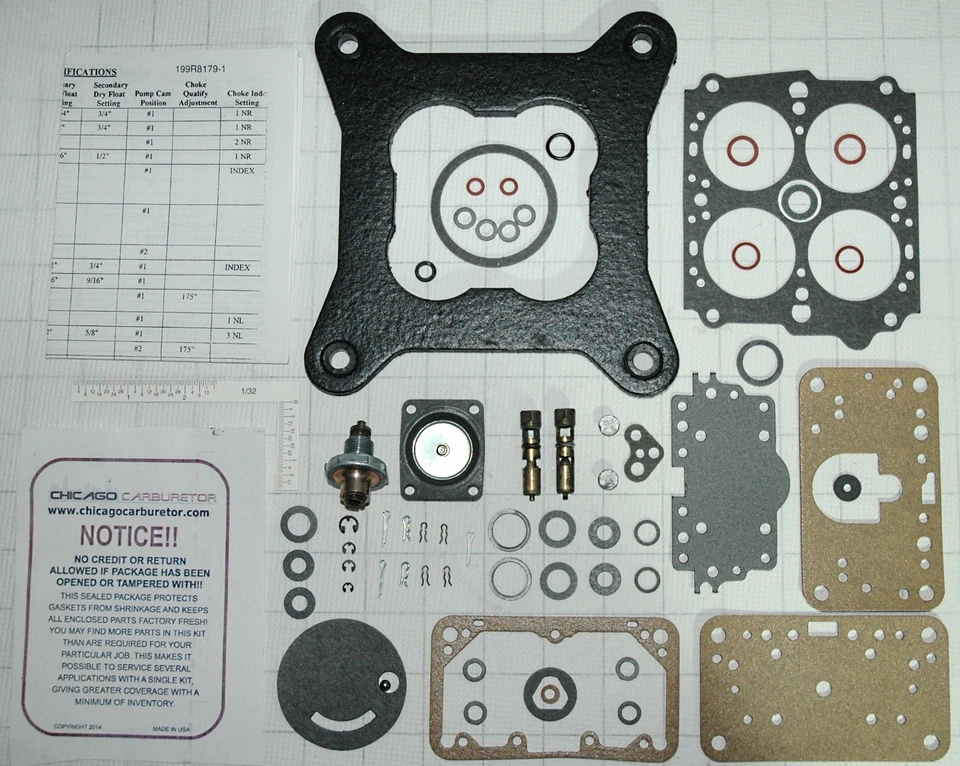 1975 76 CARB KIT DODGE TRUCK HOLLEY 4 BARREL 318" 360" 400" 440" ENGINES - Image 1 of 1