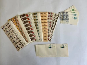 Lot of 1977 Stamp Sheets Blocks Covers Postcards - Picture 1 of 5