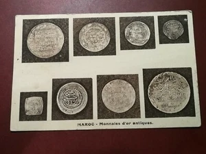 CPA - MAROC - Monnaies d'or antiques - Imagen 1 de 2
