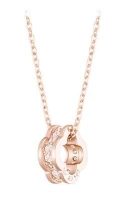 J.Estina Clovia 14K ожерелье JJCLNQ3BS161R4420 14K розовое золото кубический цирконий - Изображение 1 из 4