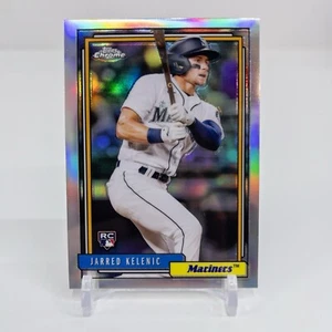 2021 Topps Update: 1992 Redux #TC92-17 Jarred Kelenic RC [Chrome] Mariners NM-MT - Picture 1 of 2