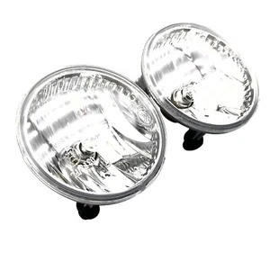 Set of 2 Clear Lens Fog Light For 2011-2017 Jeep Patriot LH & RH Lamps w / Bulbs - Foto 1 di 9