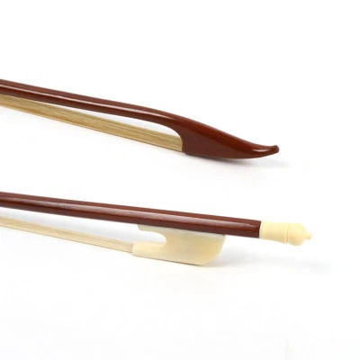 4/4 Full Size Baroque Violin Bow Bone Frog Brazilwood Natural Horse Bow Hair  - Image 1 of 4
