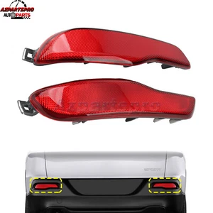 1x Pair For Jeep Cherokee 2014 15 16 2017 2018 Rear Bumper Reflector Lights Lamp - Picture 1 of 14