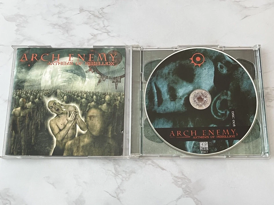 Arch Enemy Anthems Of Rebellion CD/DVD ORIGINAL 2003 Century Media CMR 8183-2 Foto 1 de 4