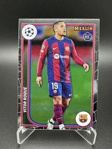 2023-24 Topps Merlin UEFA Club - Vitor Roque #138 (RC) - FC Barcelona - Bild 1 von 2