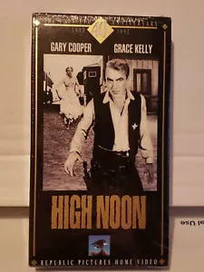 VHS: HIGH NOON...GARY COOPER-GRACE KELLY...40th ANNIVERSARY EDITION BRAND NEW - Picture 1 of 3