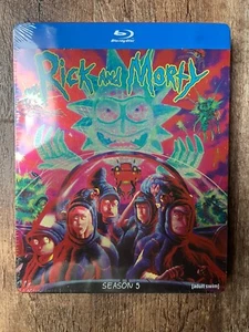 Rick and Morty - Season 5 w. Steelbook (Blu-ray, EU Import, Region Free) *NEW* - Picture 1 of 3
