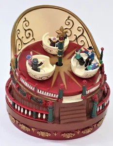 Carrillon Mini Giostra Luna Park Tazze Ruotanti Inizio 900 Retro - Imagen 1 de 4