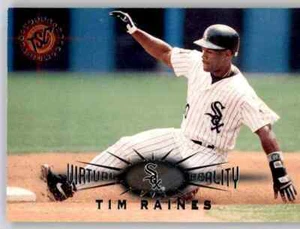 1995 Stadium Club Virtual Reality Tim Raines Insert MLB PWE White Sox #158 - Picture 1 of 2