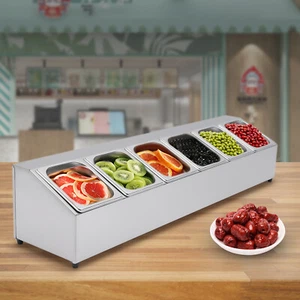 Contenitore GN da appoggio contenitore GN gastronomia contenitore bar acciaio inox contenitore ingredienti NUOVO - Foto 1 di 12