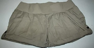  LIZ LANGE MATERNITY SHORTS KHAKI LARGE WOMEN - Picture 1 of 4