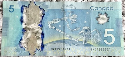 1923-5-31 Birthday Note May $5 Dollar Canada IND 1923531 Year Serial Number - Image 1 of 2