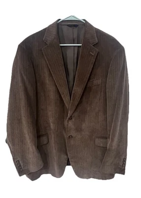 Corduroy Blazer Mens Size 46R Brown Dockers 100% Cotton Sportcoat  Academia - Image 1 of 4