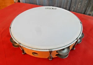 Vintage Ludwig Weather Master Tambourine 10” Wood Frame Double Row, Made in USA - Picture 1 of 10